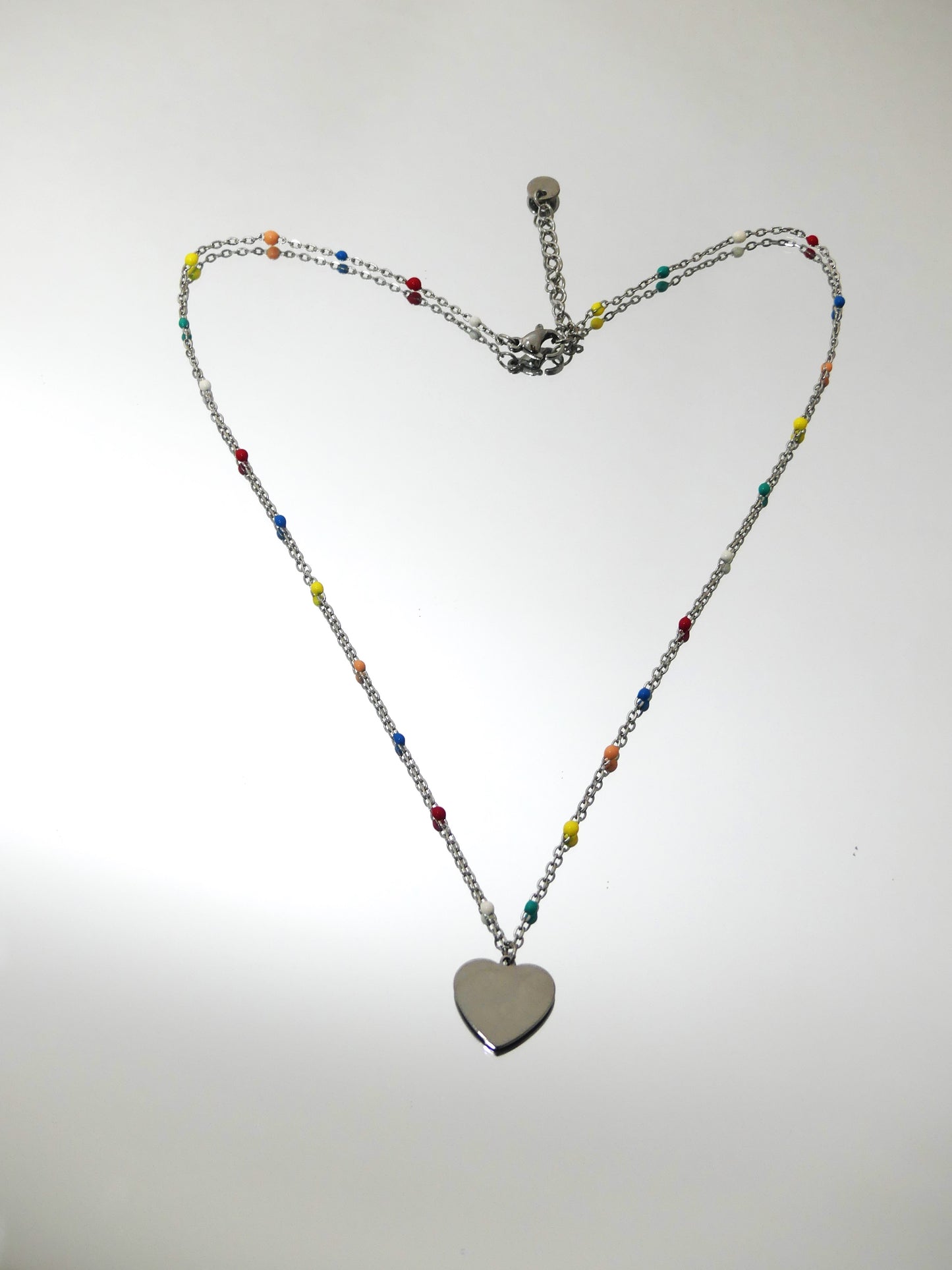 Collana Cuore Multicolor Personalizzabile