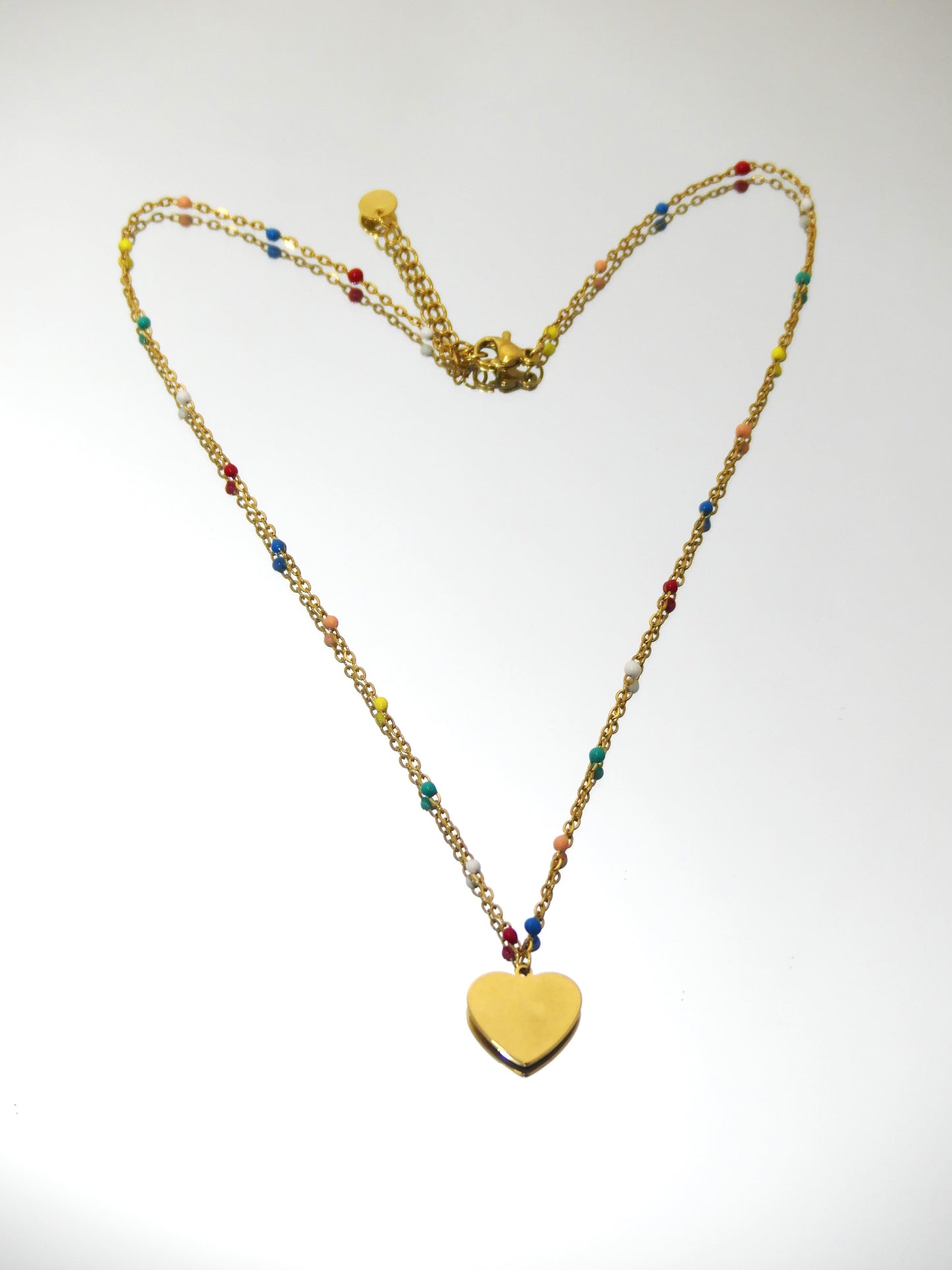 Collana Cuore Multicolor Personalizzabile