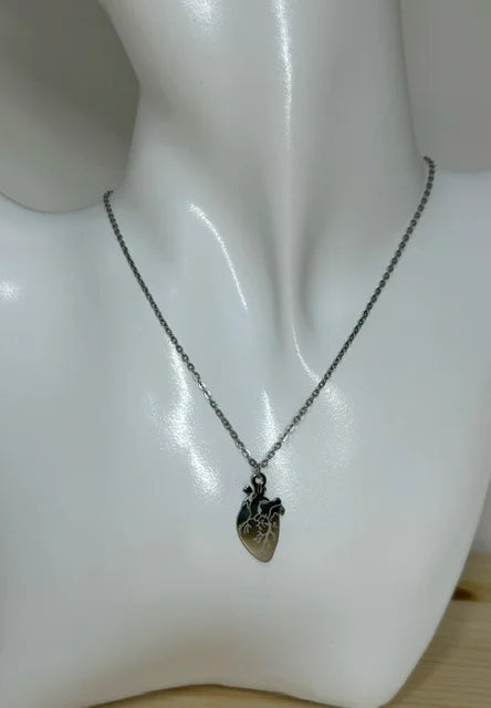 Collana Cuore Anatomico Personalizzabile