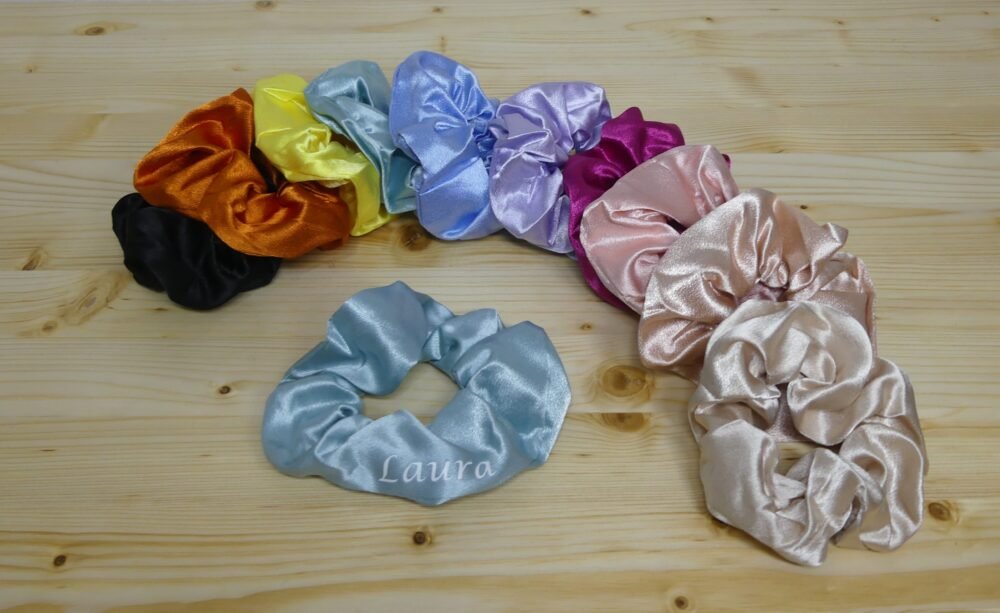 Elastico per Capelli Scrunchie medio Personalizzabile