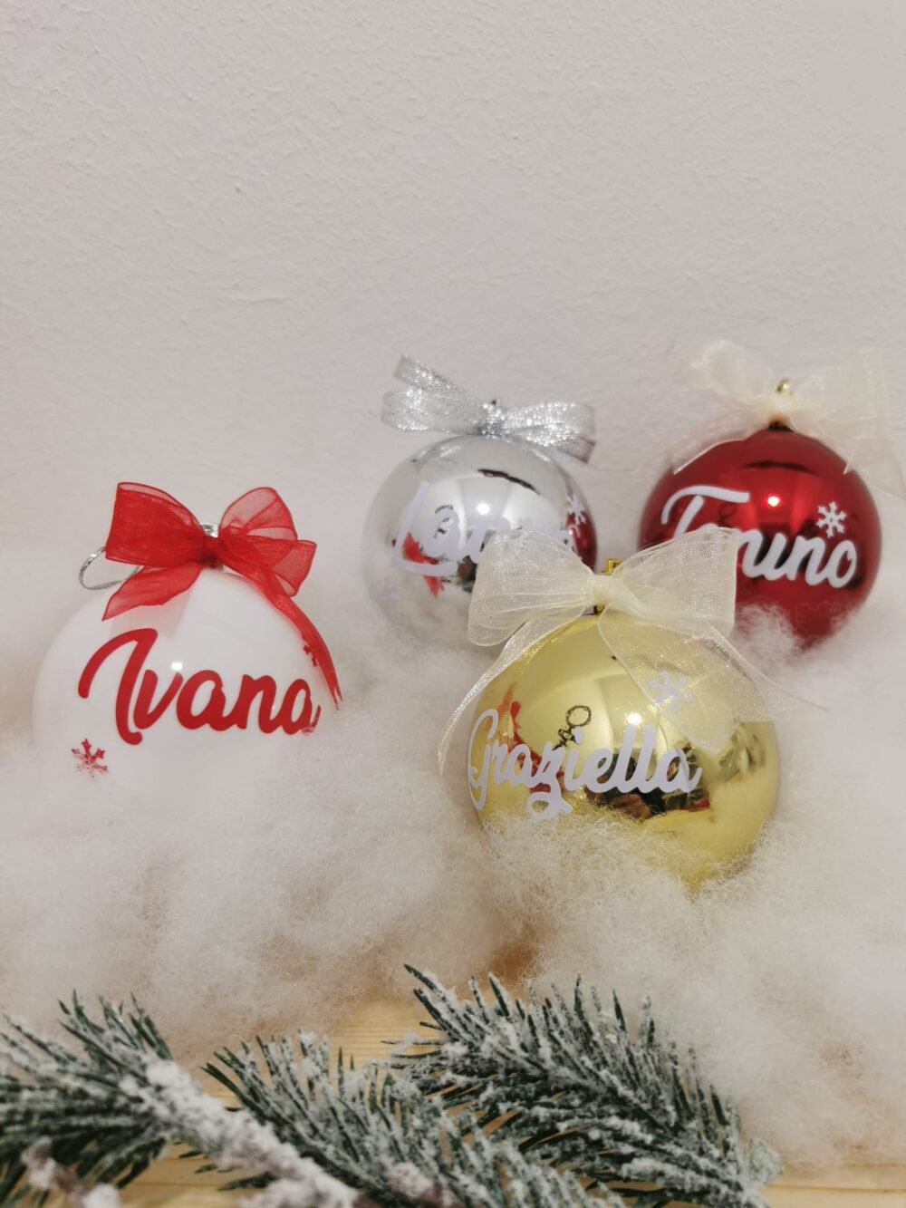 Pallina "Stella di Natale" Personalizzabile - immagine 3